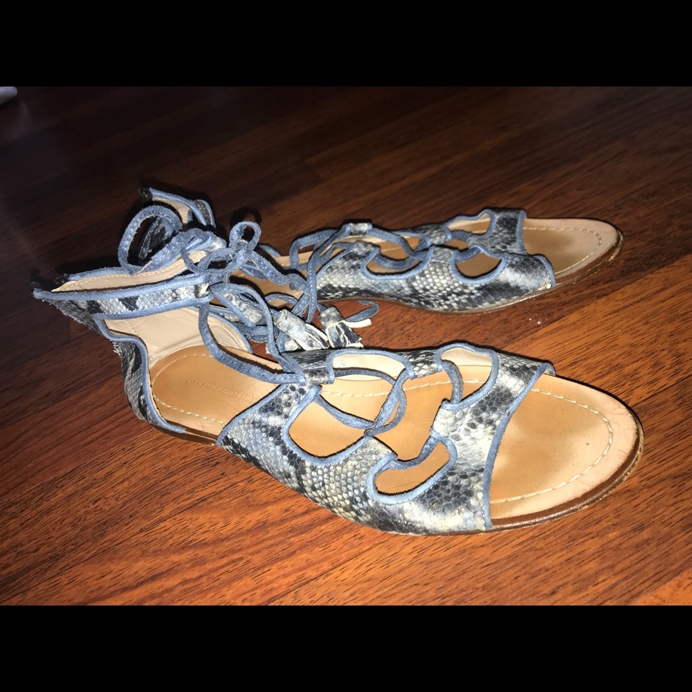 Leopard sandals